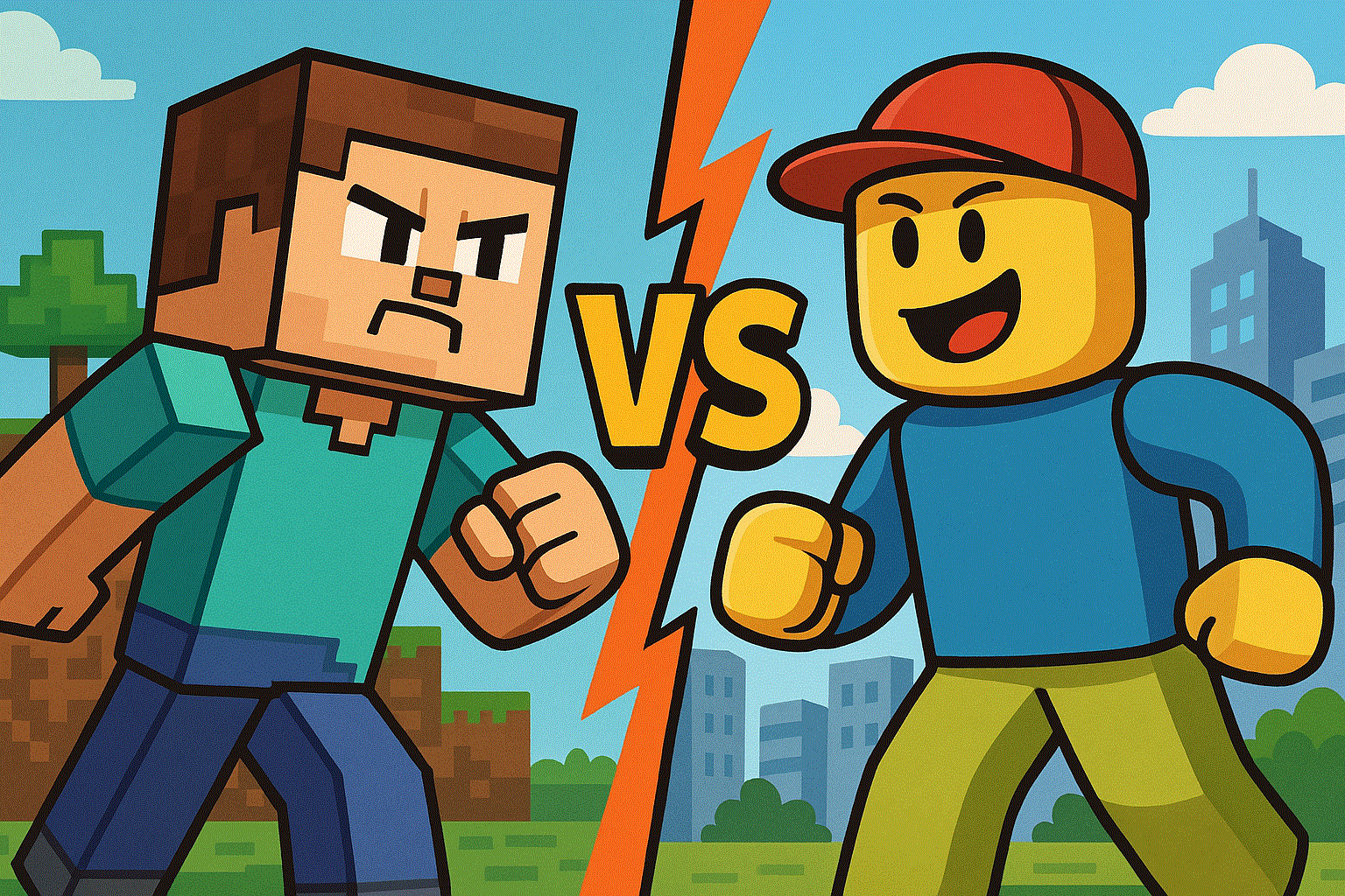 Minecraft vs Roblox